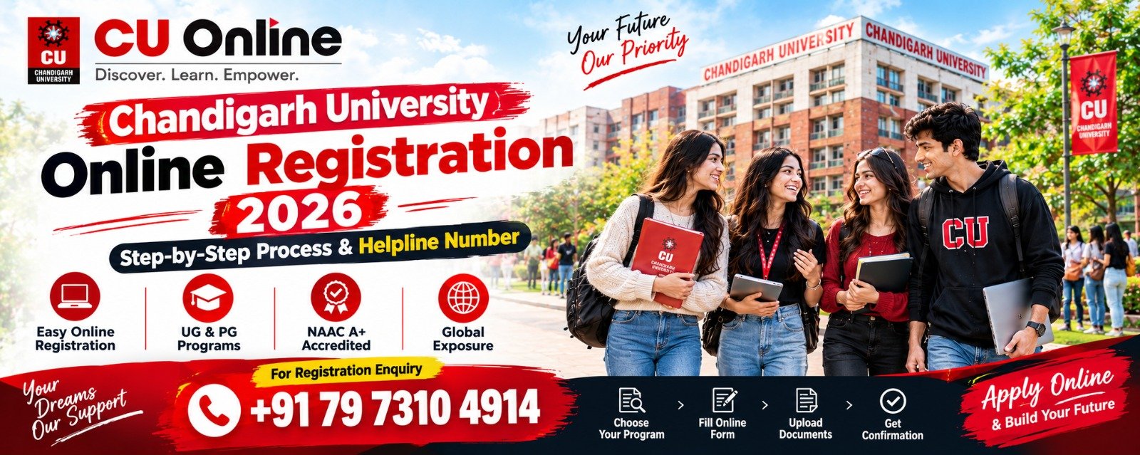 Chandigarh University Online Registration 2026: Step-by-Step Process, Eligibility, Courses & Helpline Number 1 Chandigarh University Online Registration 2026: Step-by-Step Process, Eligibility, Courses & Helpline Number