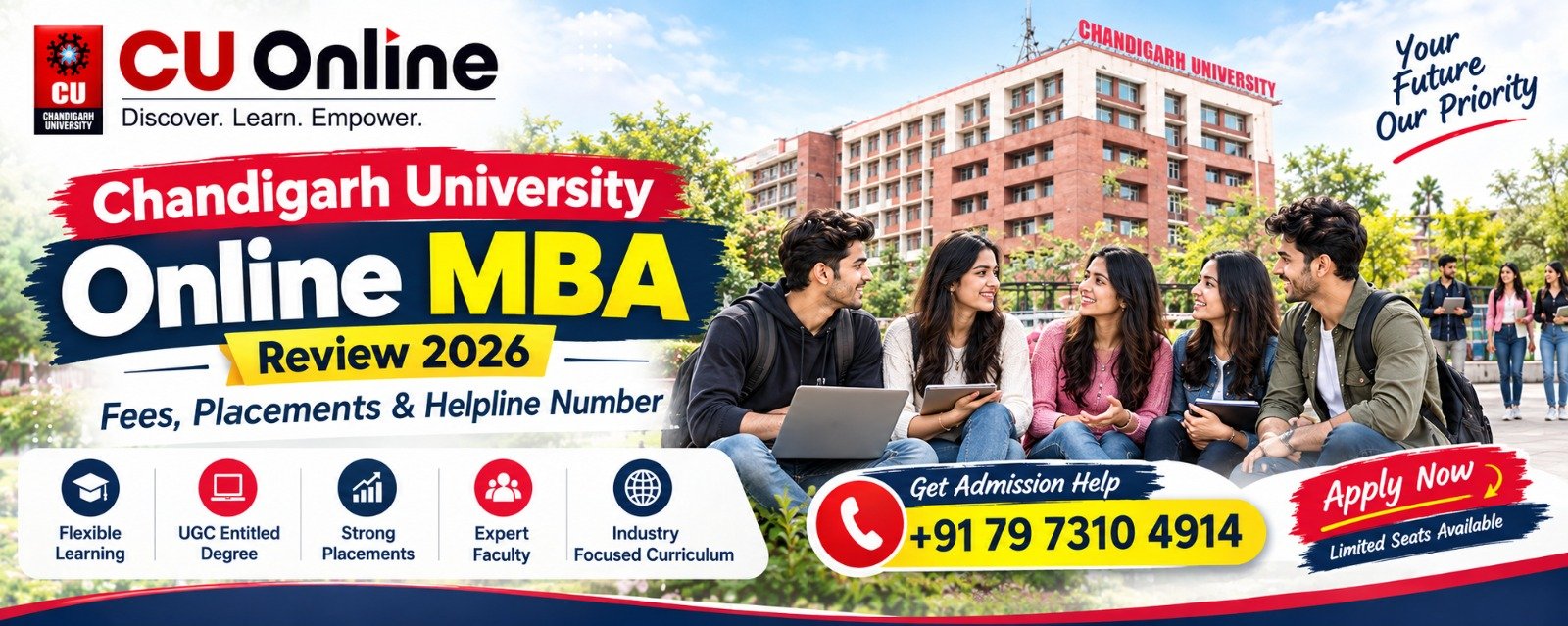 Chandigarh University Online MBA Review 2026: Fees, Placements, Eligibility, Admission Process & Helpline Number 1 Chandigarh University Online MBA Review 2026: Fees, Placements, Eligibility, Admission Process & Helpline Number