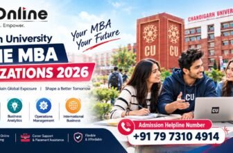 Chandigarh University Online MBA Specializations 2026 & Admission Helpline Number