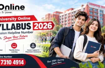 Chandigarh University Online MBA Syllabus 2026: Subjects & Admission Helpline Number