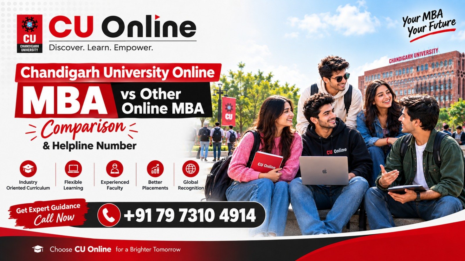 Chandigarh University Online MBA vs Other Online MBA: Comparison & Helpline Number 2026