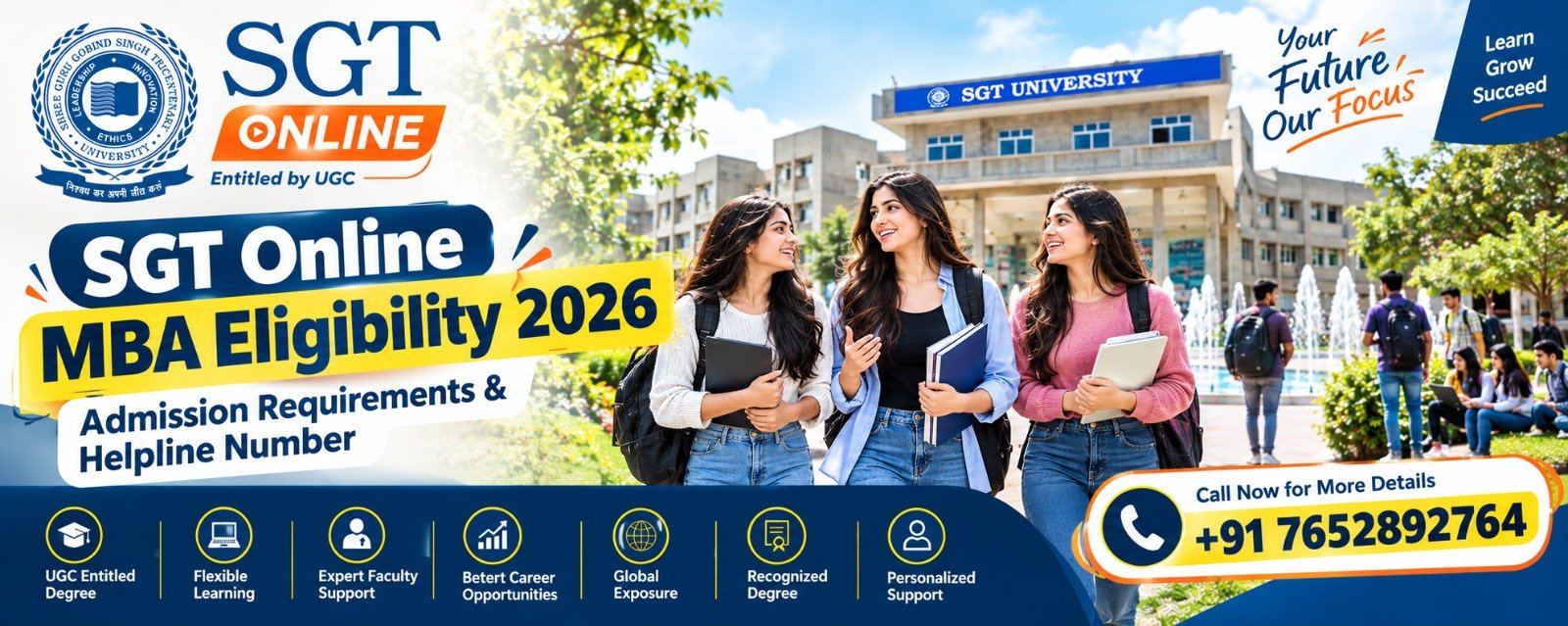 SGT Online MBA Eligibility 2026: Admission Requirements & Helpline Number 1 SGT Online MBA Eligibility 2026: Admission Requirements & Helpline Number