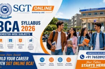 SGT Online BCA Syllabus 2026: Semester-Wise Subjects, Course Structure, Career Scope & Helpline Number