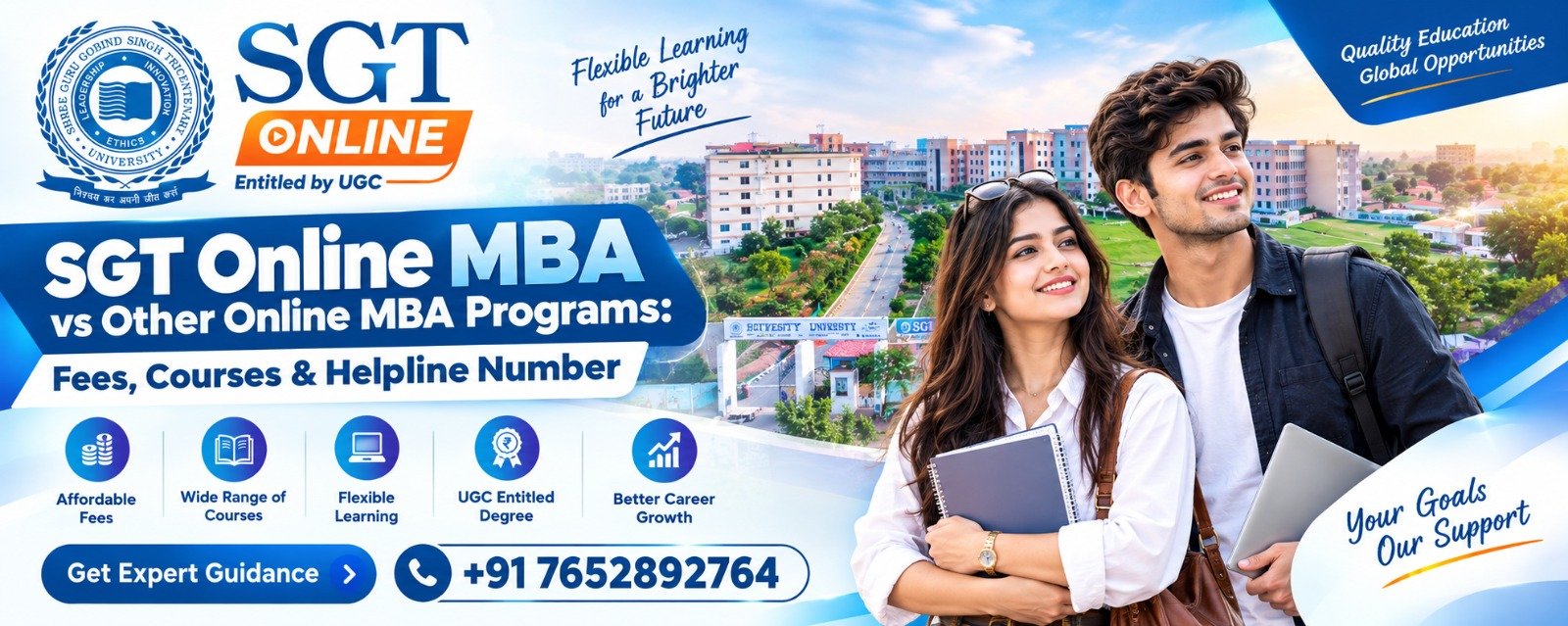 SGT Online MBA vs Other Online MBA Programs: Fees, Courses & Helpline Number 2026