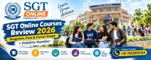 SGT Online Courses Review 2026: Programs, Fees & Career Scope + Helpline Number