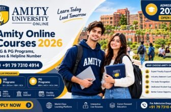 Amity Online Courses 2026: UG & PG Programs, Fees & Helpline Number