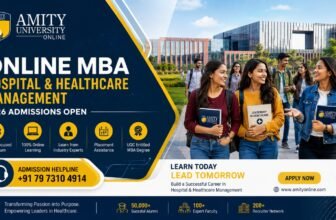 Amity Online MBA Hospital & Healthcare Management 2026: Fees & Helpline Number