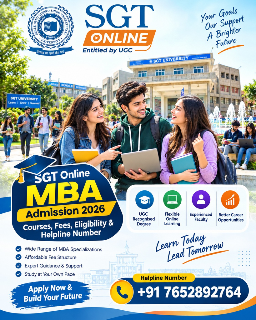 SGT Online MBA Admission 2026: Courses, Fees, Eligibility & Helpline Number 2 image 102