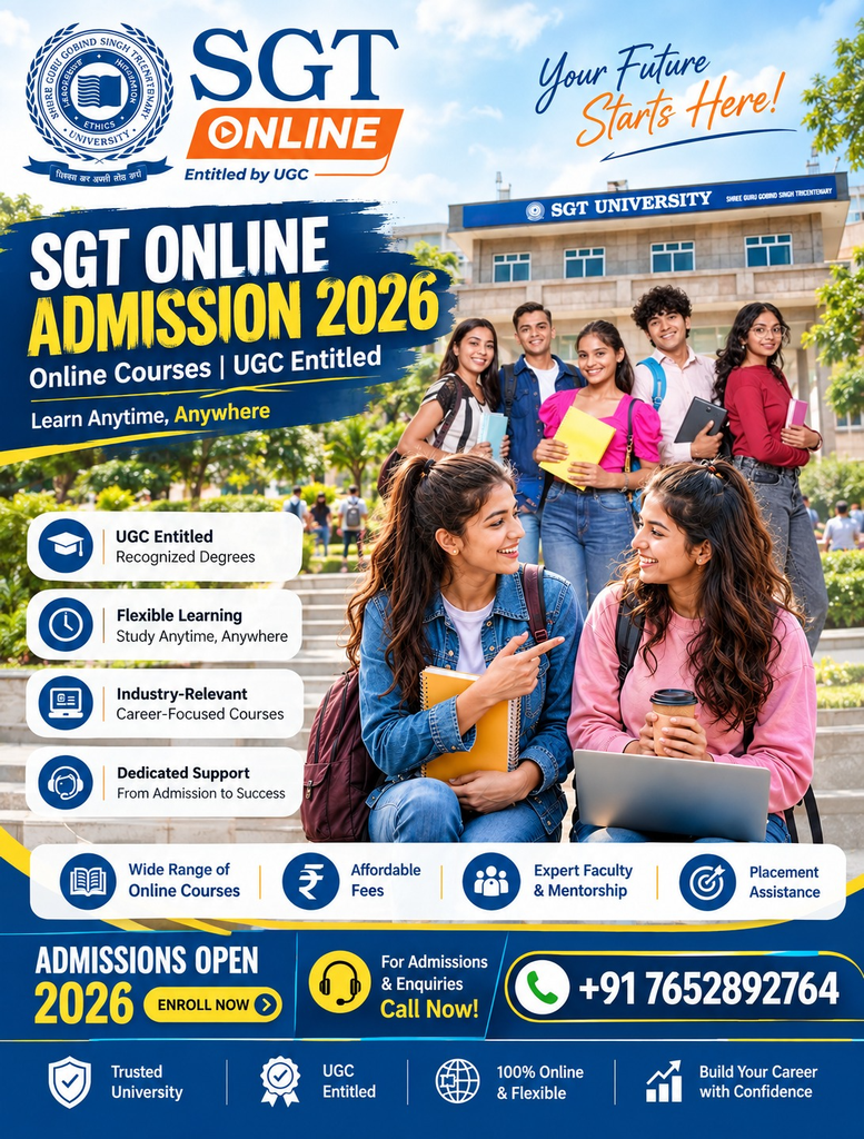 SGT Online Course Admission 2026: Eligibility, Fees, Documents, Admission Process & Helpline Number 2 image 111