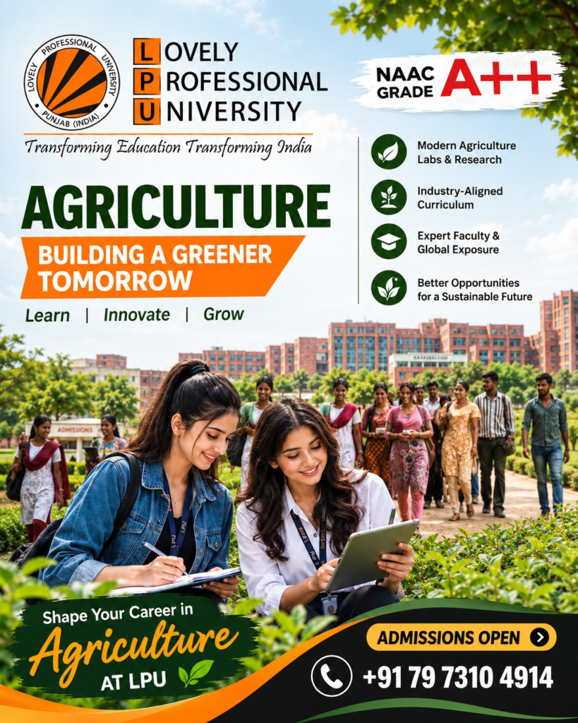 Agriculture Admission 2027 – Courses, Eligibility, Fees, Career Scope & Admission Process help number| +91 79 7310 4914 2 image 19