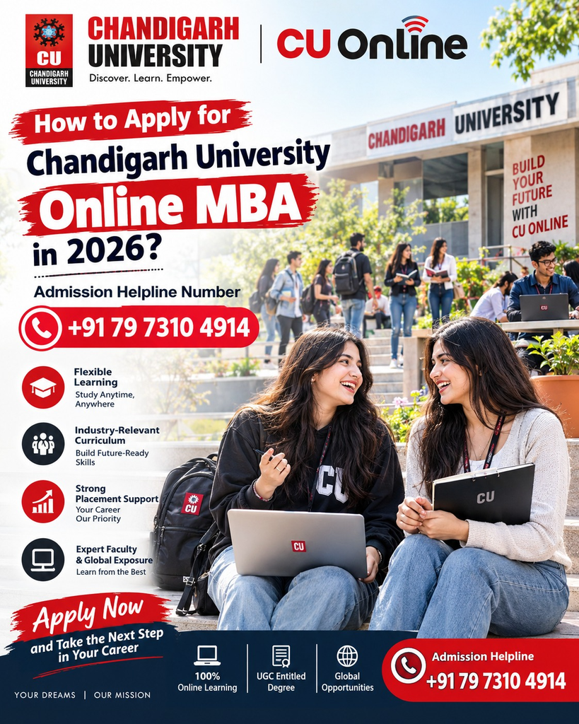 Chandigarh University Online MBA Fee 2026: How to Apply, Admission Process & Helpline Number 2 image 75