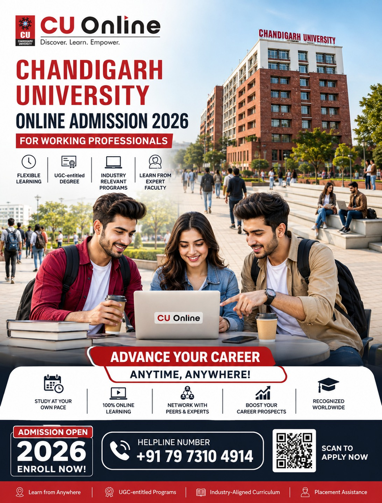 Chandigarh University Online Admission 2026 for Working Professionals: Courses, Eligibility, Process & Helpline Number 2 image 79