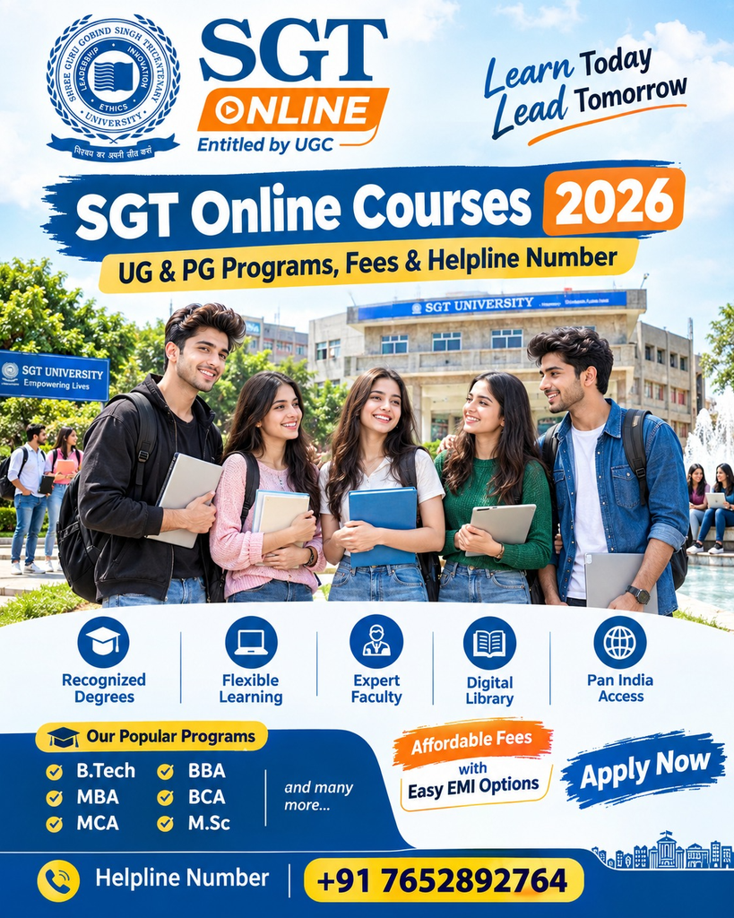 SGT Online Courses 2026: UG & PG Programs, Fees & Helpline Number 2 image 81
