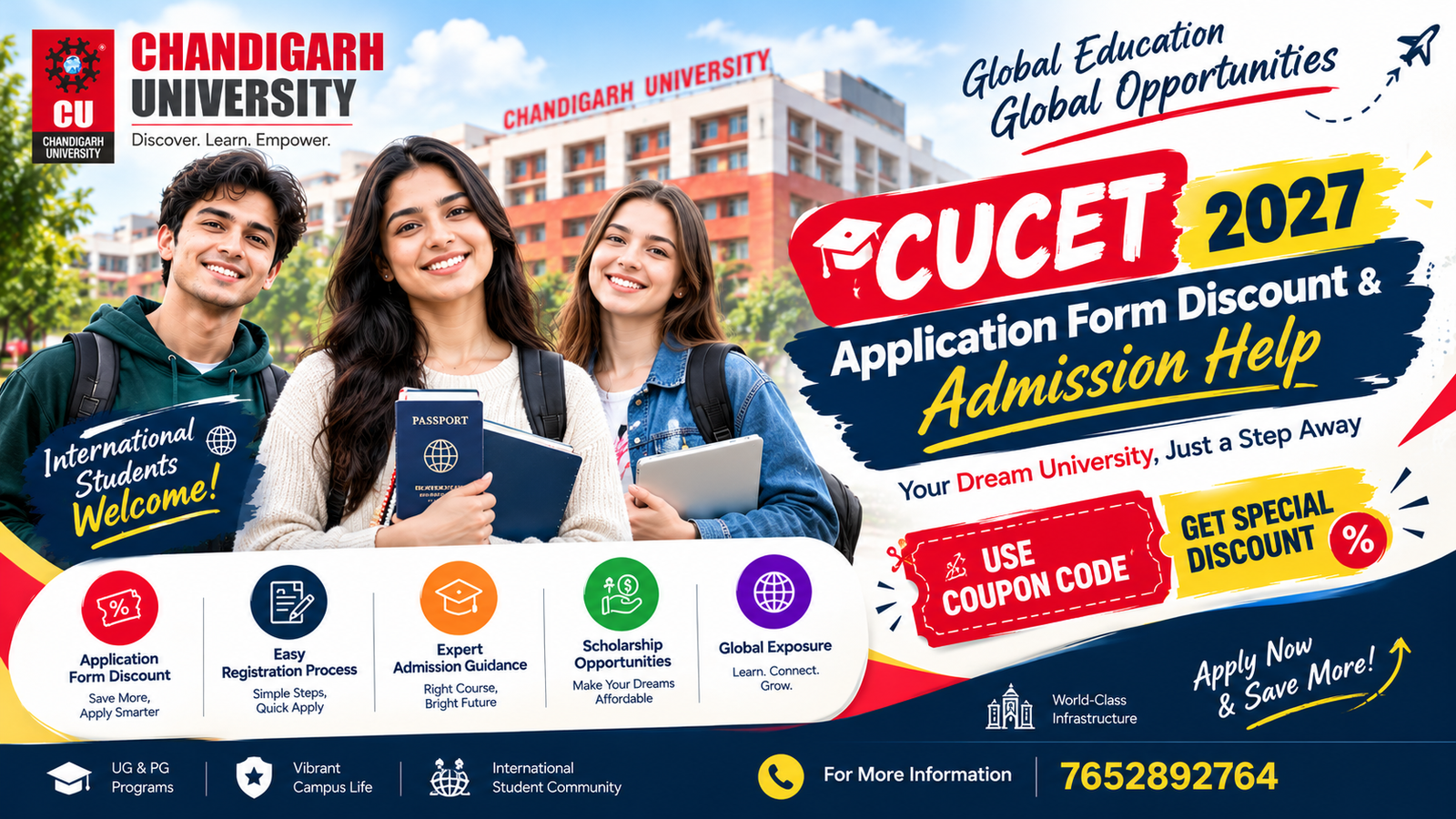 CUCET Coupon Code 2027: Application Form Discount & Admission Help: 1 CUCET Coupon Code 2027