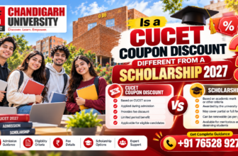 Is a CUCET Coupon Discount Different from a Scholarship 2027? Complete Chandigarh University Guide