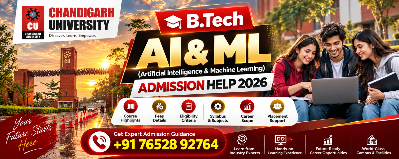Chandigarh University BTech AI & ML Admission