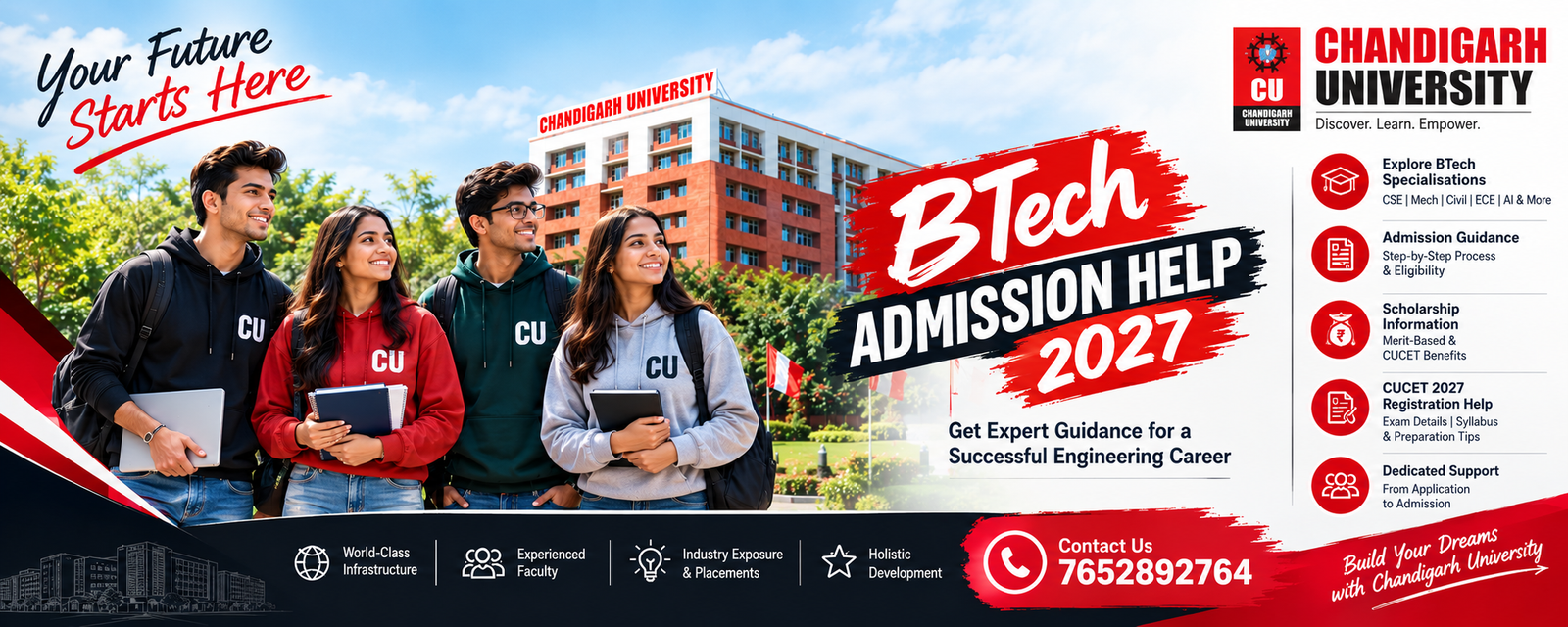 Chandigarh University BTech Admission