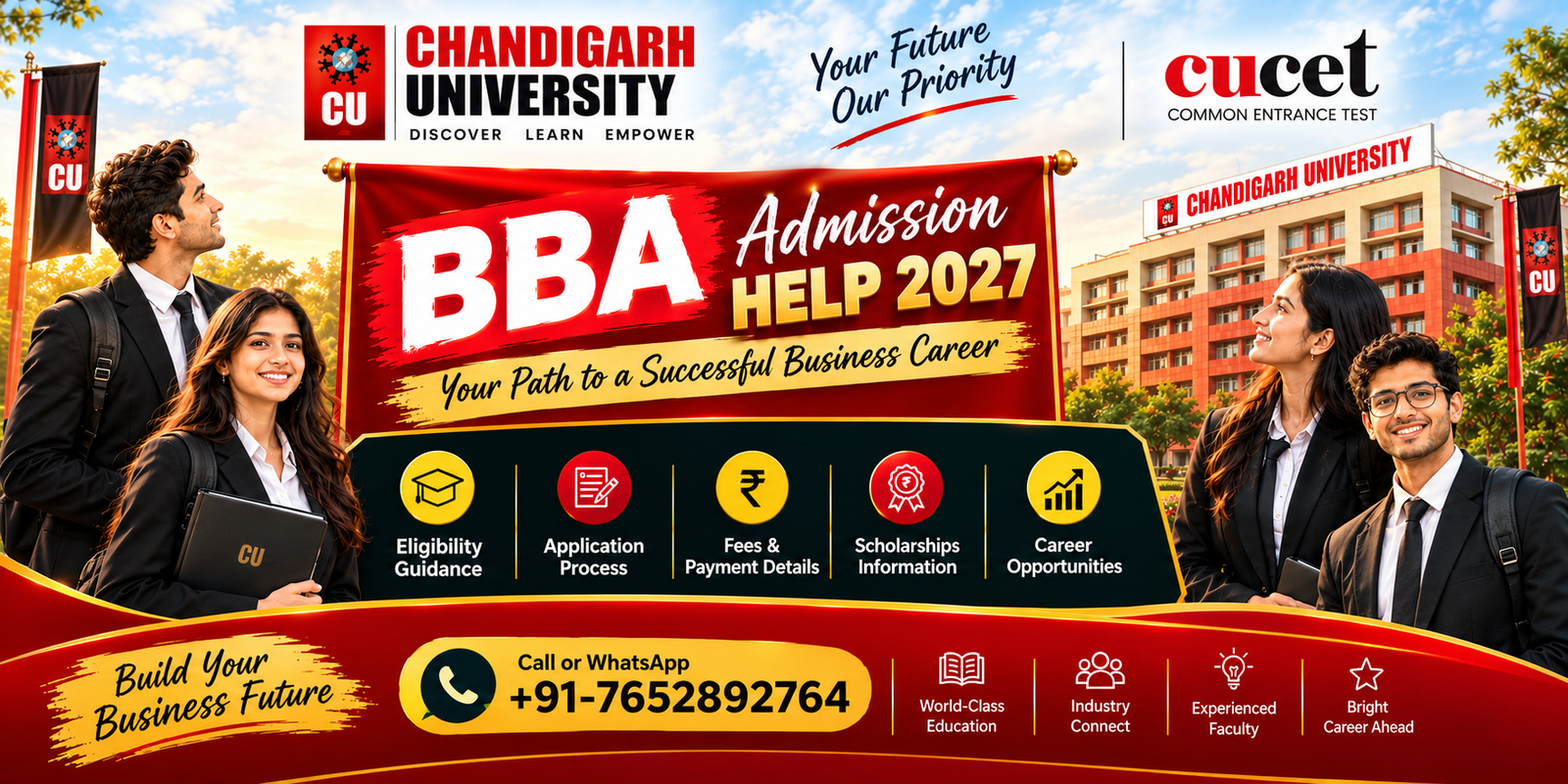 Chandigarh University BBA Admission Help 2027: Eligibility, Application Process, Fees & Career Opportunities 1 Chandigarh University