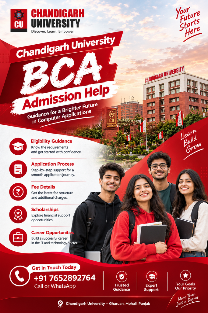 Chandigarh University BCA Admissions Guide