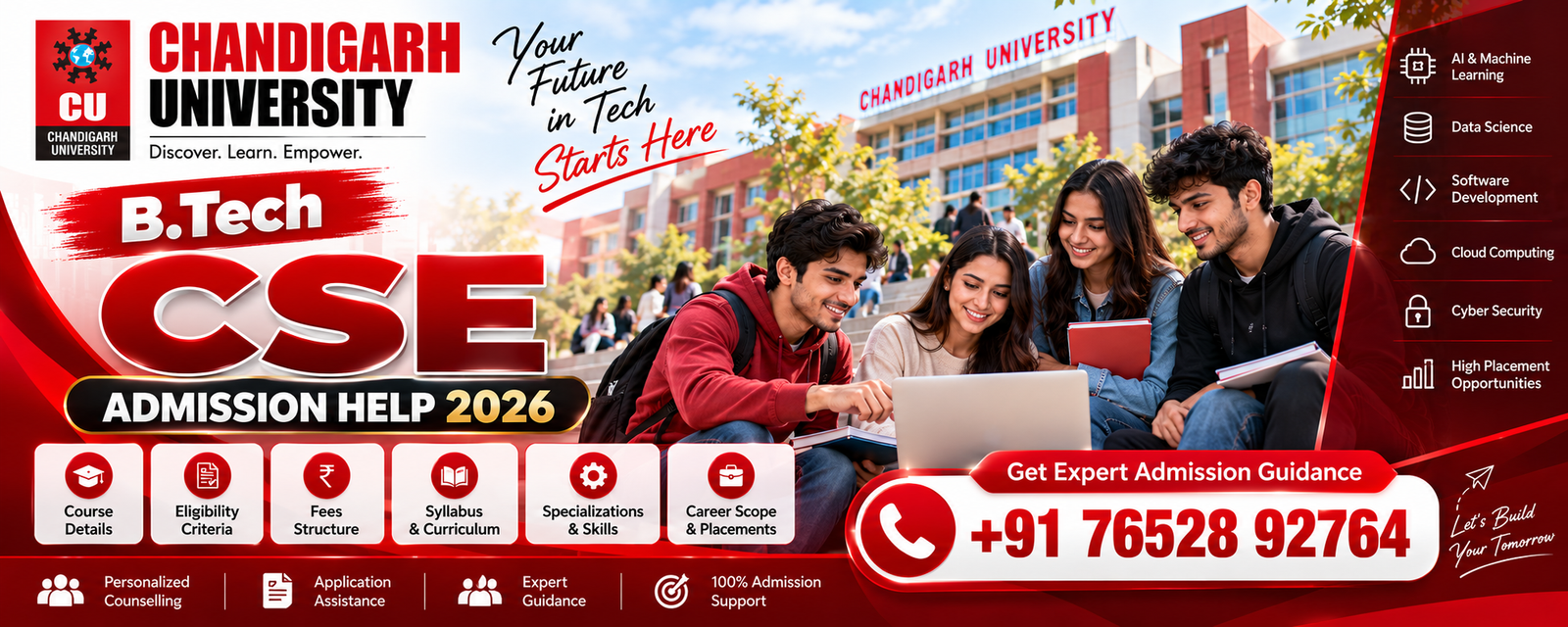 Chandigarh University BTech CSE Admission