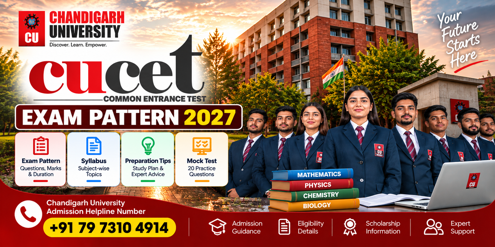 CUCET Exam Pattern 2027