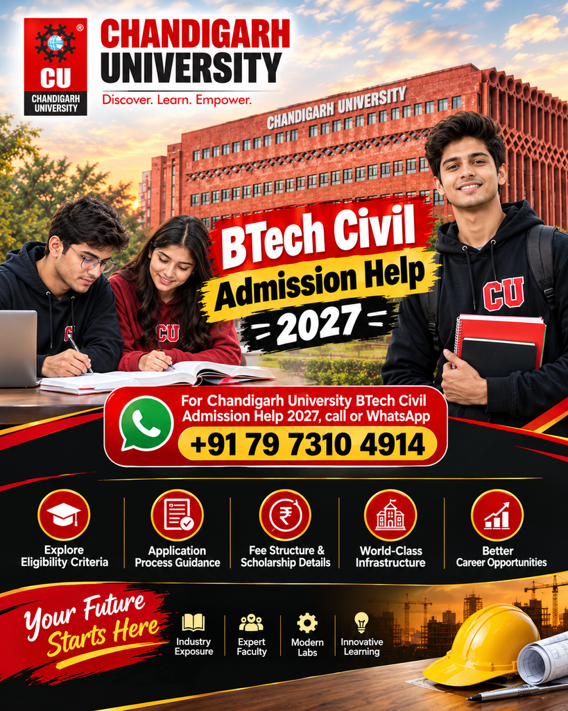 Chandigarh University Civil Admissions 2027