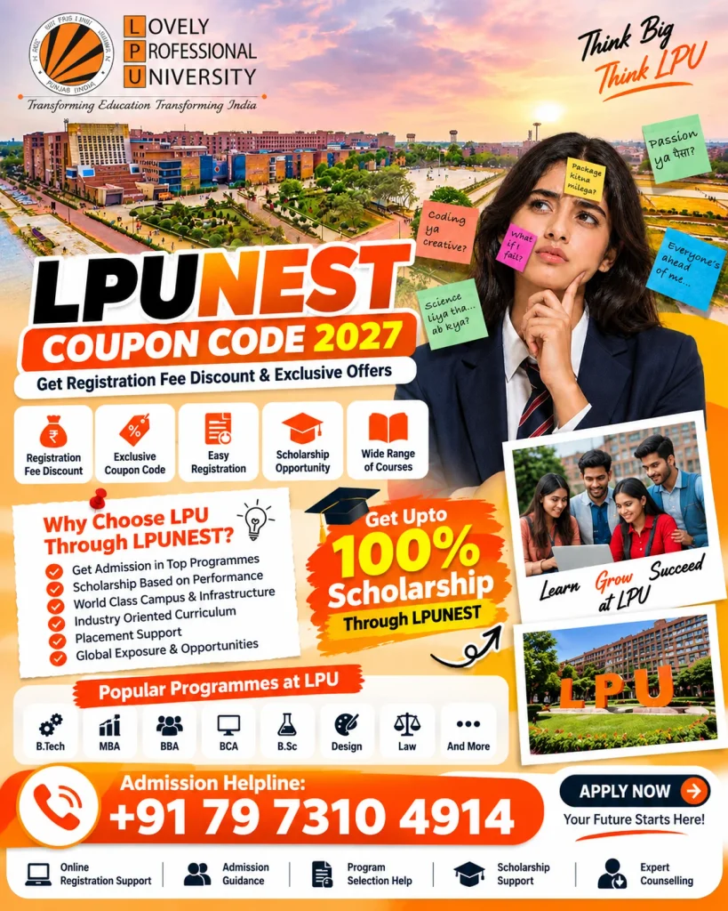 LPUNEST 2027 Scholarship Admission Guide 1