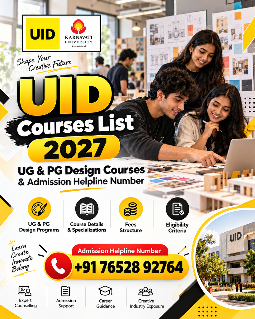 UID 2027 Creative Courses Poster