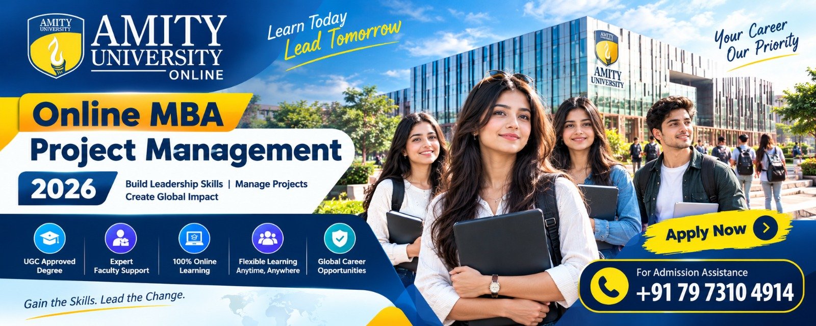 Amity Online MBA Project Management 2026: Fees, Eligibility & Helpline Number 1 Amity Online MBA Project Management 2026: Fees, Eligibility & Helpline Number