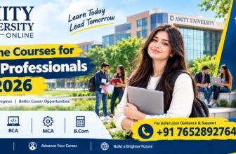 Amity Online Courses for Working Professionals 2026: Programs & Helpline Number