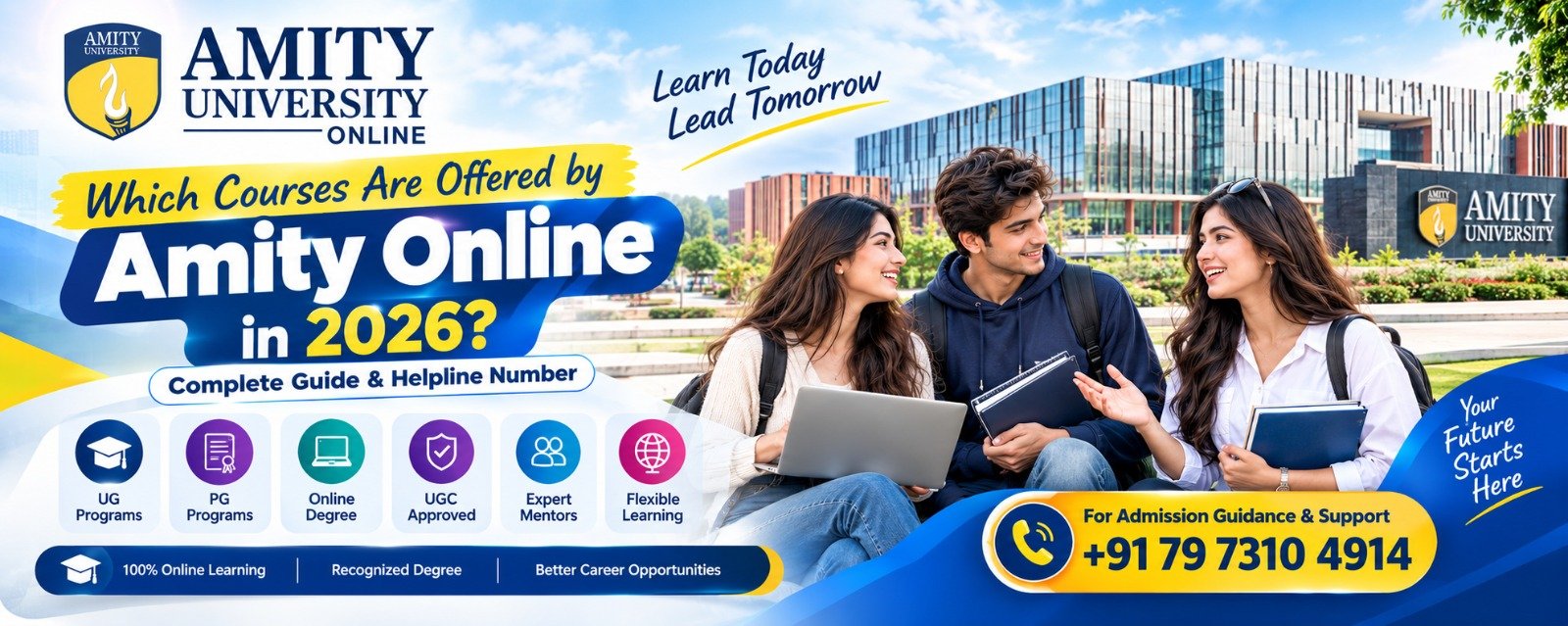Which Courses Are Offered by Amity Online in 2026? Complete Guide & Helpline Number