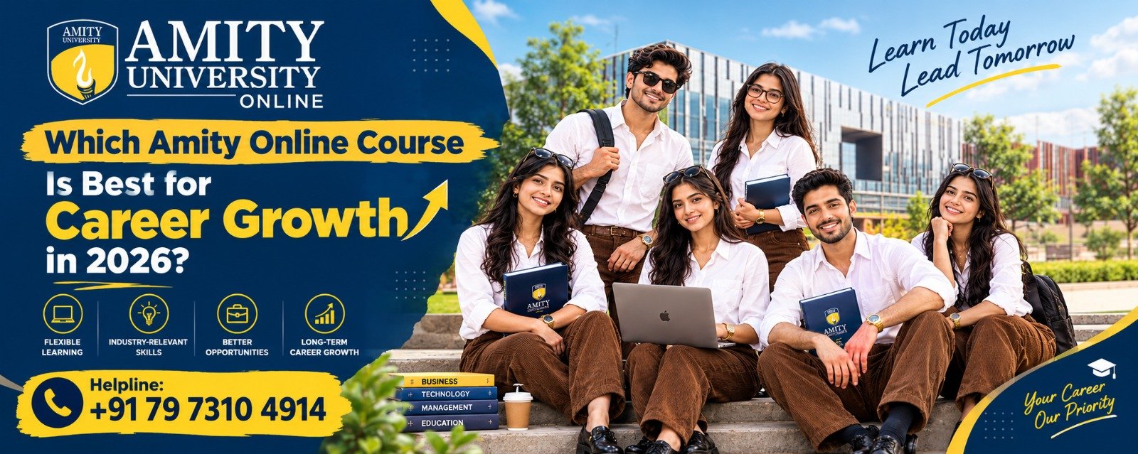 Which Amity Online Course Is Best for Career Growth in 2026? Helpline Number