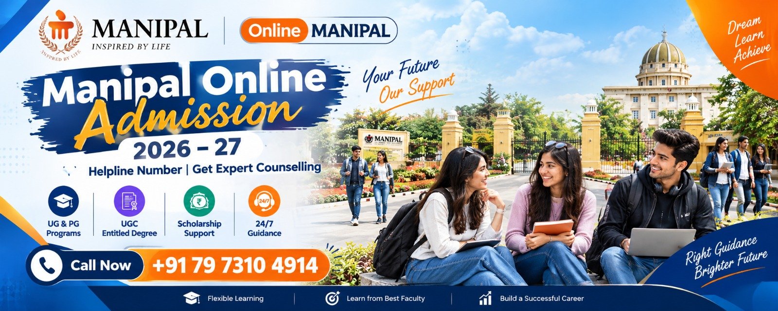 Manipal Online Admission Helpline Number 2026–27 | Get Expert Counselling