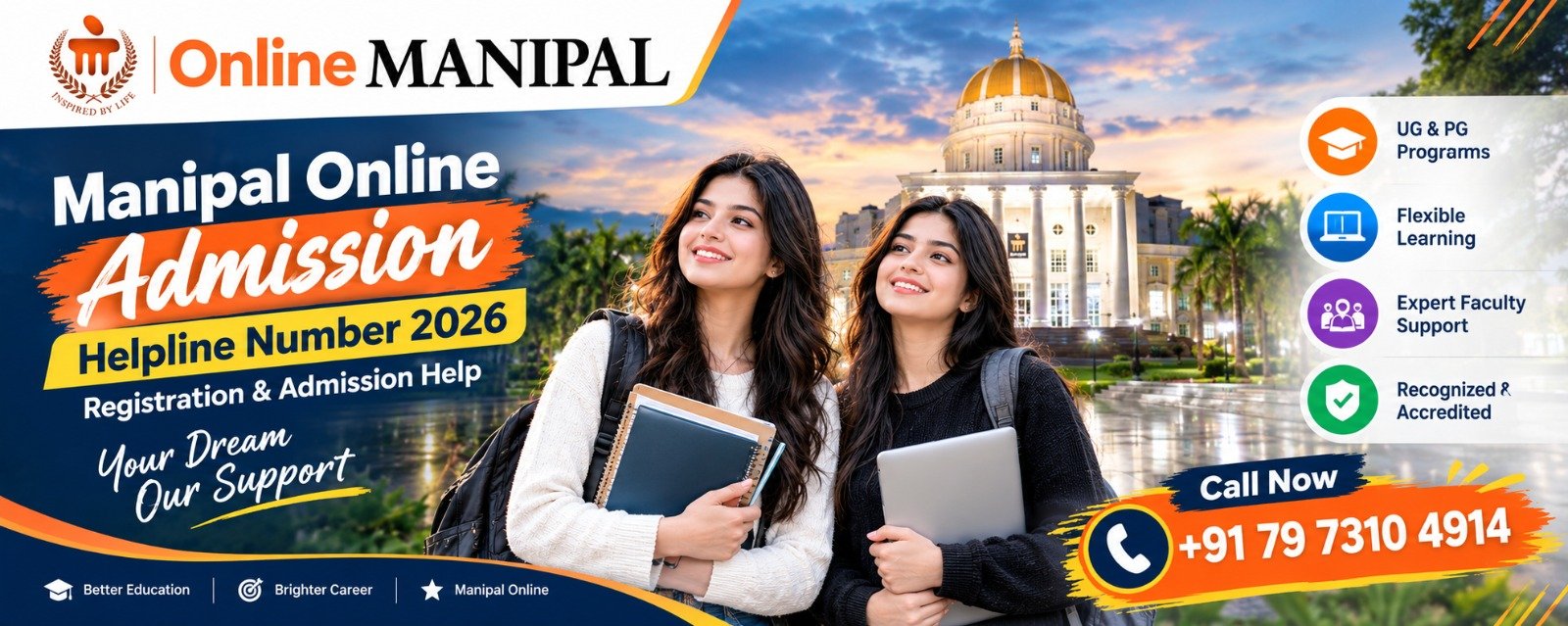 Manipal Online Admission Helpline Number 2026 | Registration & Admission Help