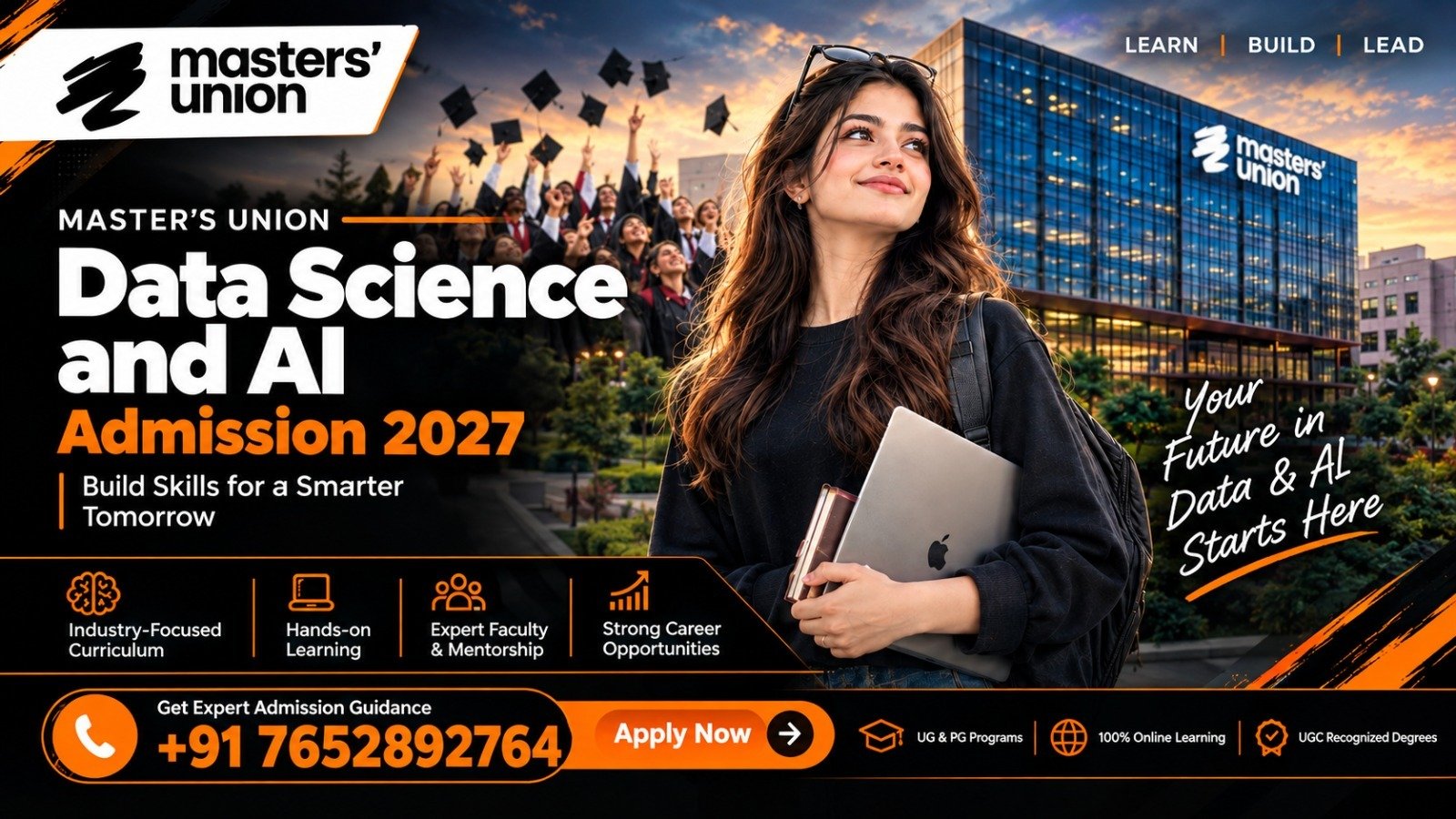 Masters Union Data Science and AI Admission 2027: Eligibility, Fees, Courses, Application Process & Helpline Number 1 Masters Union Data Science and AI Admission 2027: Eligibility, Fees, Courses, Application Process & Helpline Number