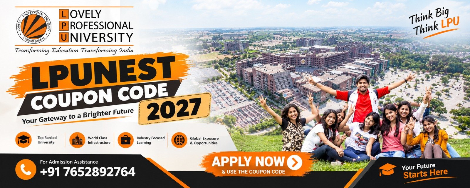 LPUNEST Coupon Code 2027: Latest Offers, Application Fee Discount, Scholarships and Admission Guide 1 LPUNEST Coupon Code 2027: Latest Offers, Application Fee Discount, Scholarships and Admission Guide
