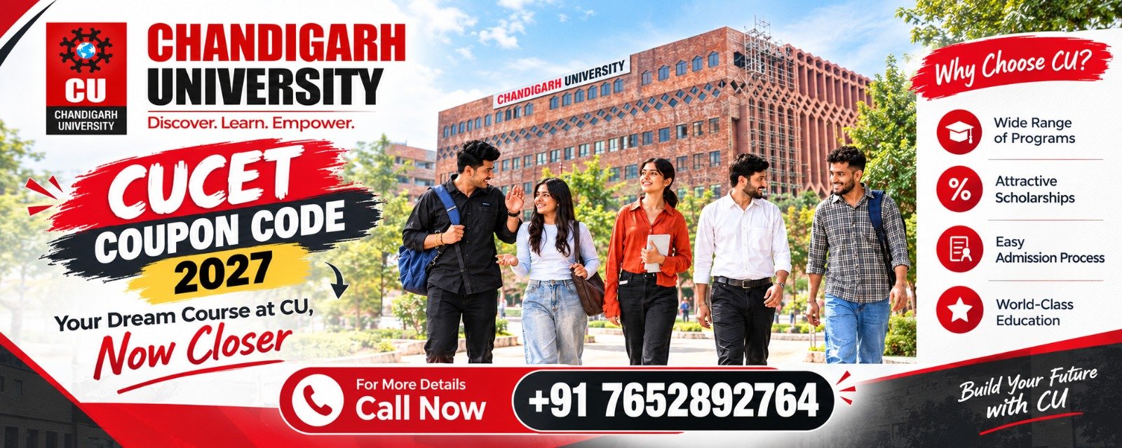 CUCET Coupon Code 2027: Latest Offers, Scholarship Benefits, Eligibility and Admission Process