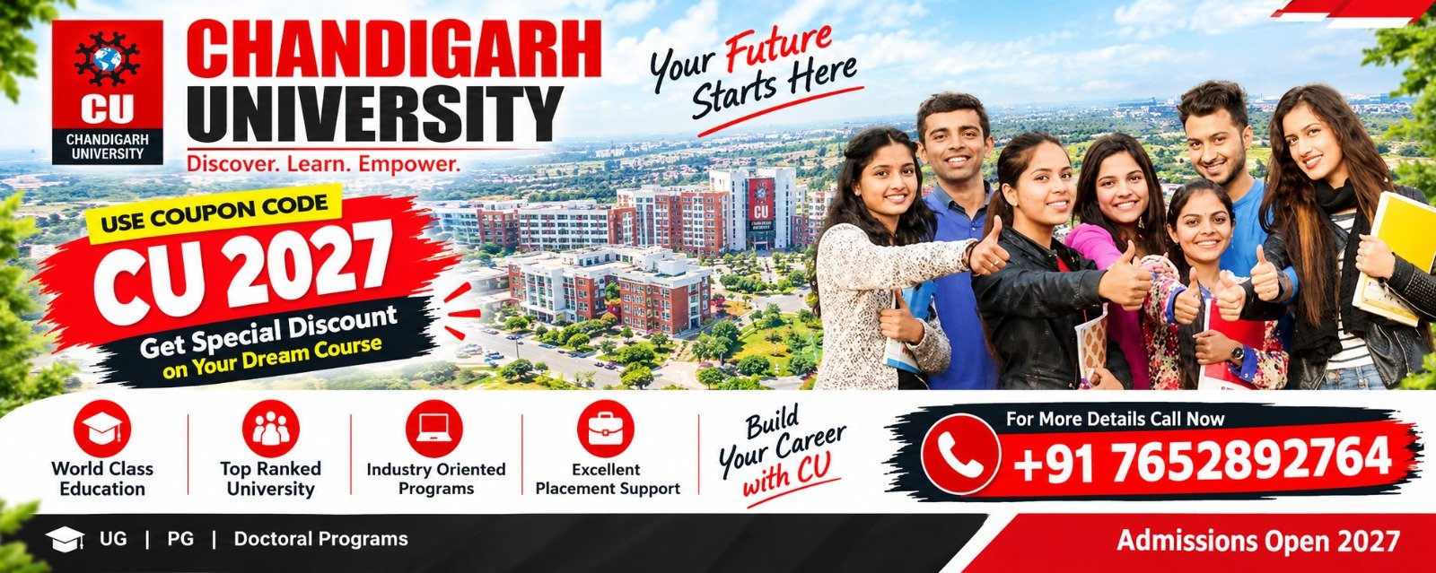 Coupon Code CU 2027: Chandigarh University CUCET, Registration, Benefits and Admission Guide 1 Coupon Code CU 2027: Chandigarh University CUCET, Registration, Benefits and Admission Guide