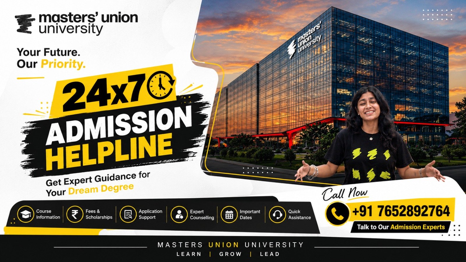 Masters Union 24x7 Admission Helpline 2027: Courses, Eligibility, Admission Process and Counselling Support