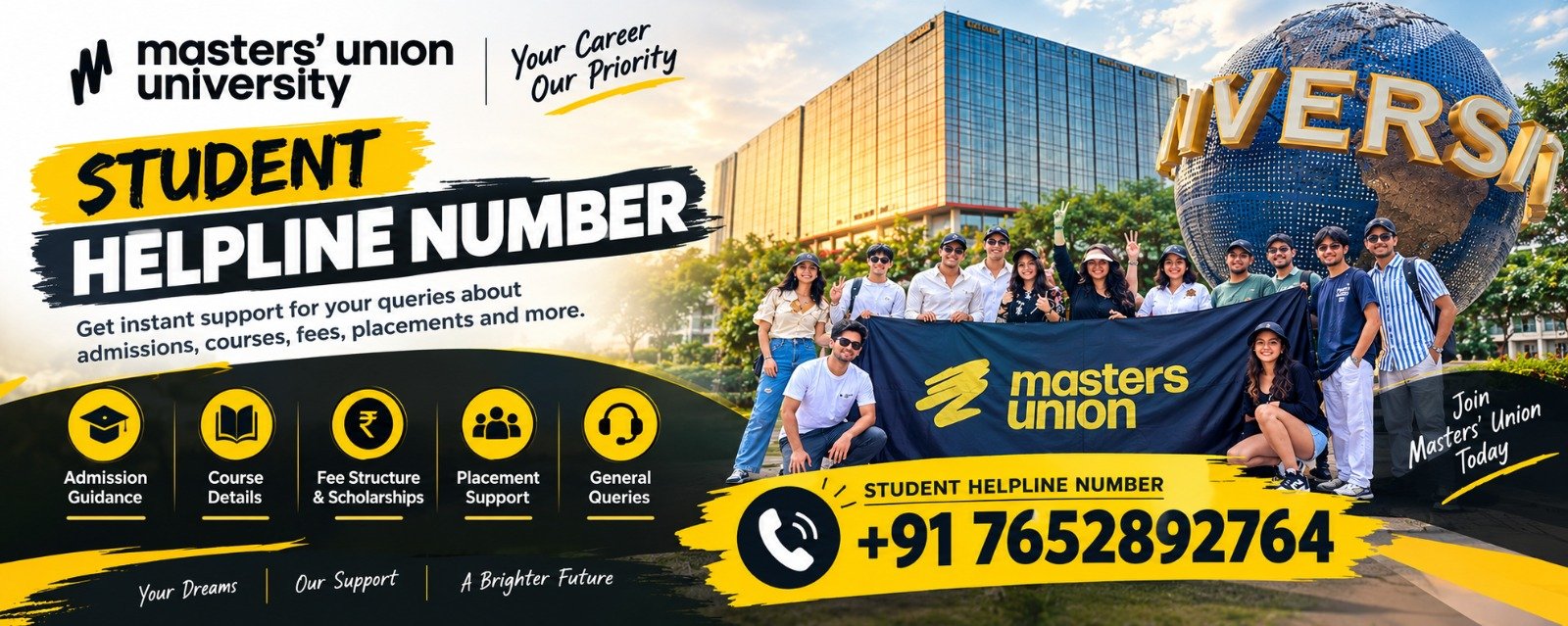 Masters Union Student Helpline Number 2027: Admission Guidance, Courses, Eligibility and Student Support