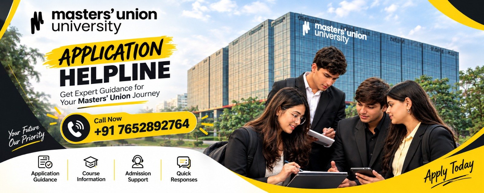 Masters Union Application Helpline 2027: Admission Process, Courses, Eligibility, and Application Support