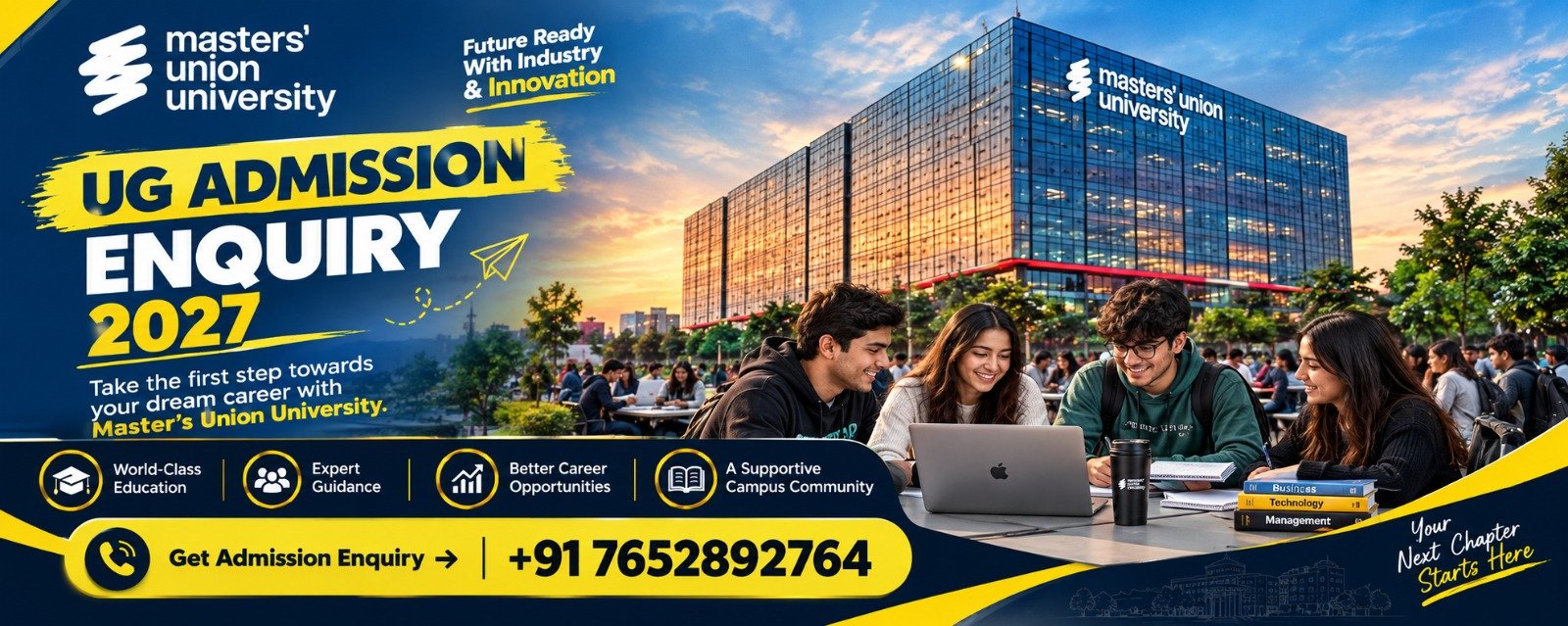 Masters Union UG Admission Enquiry 2027: Courses, Eligibility, Admission Process and Career Opportunities
