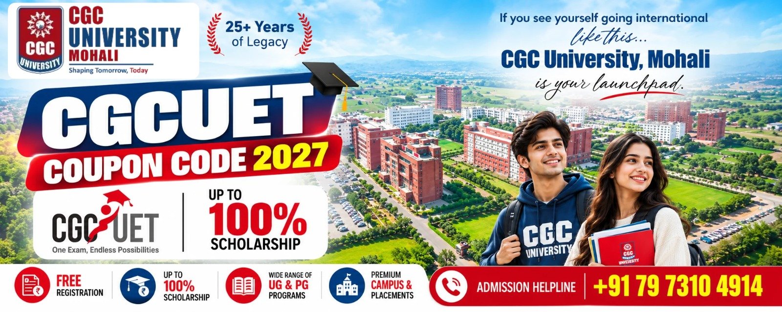CGCUET Coupon Code 2027: Free Registration Help, Scholarships & Admission Guide 1 CGCUET COUPON CODE