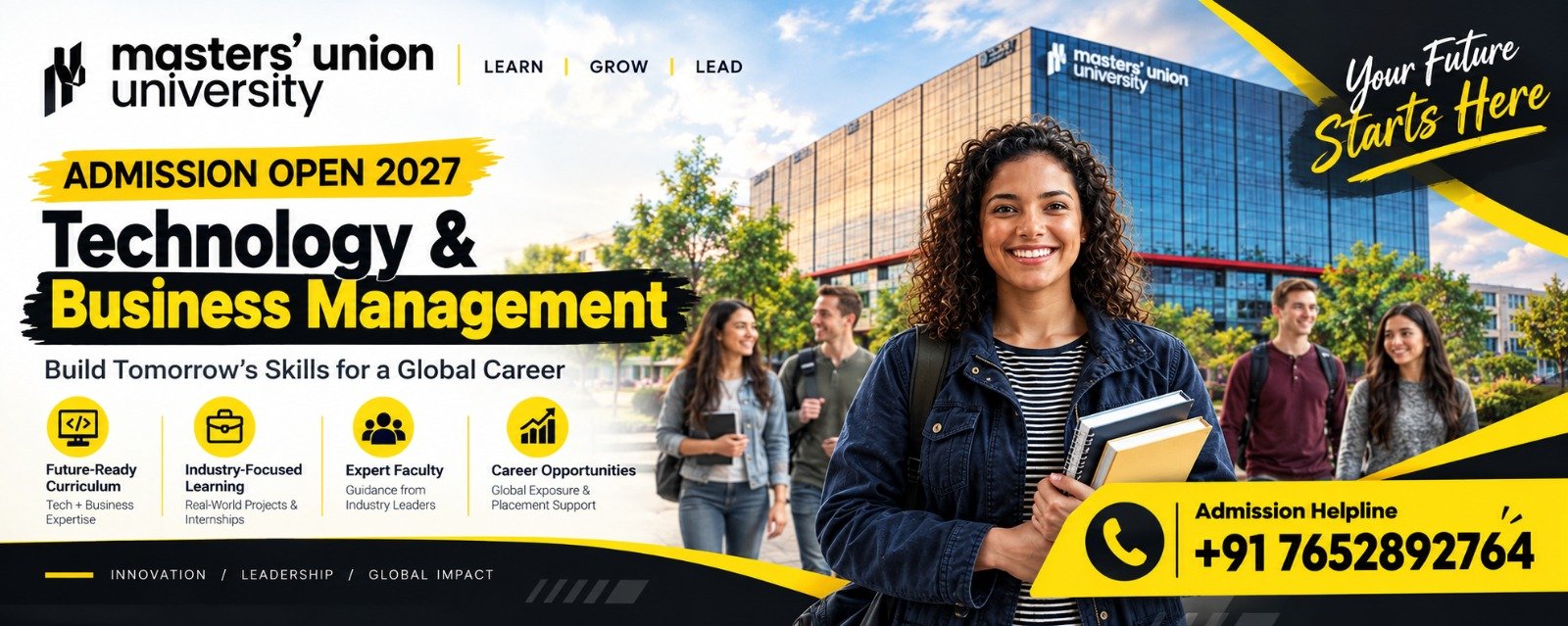 Masters Union Technology & Business Management Admission Helpline