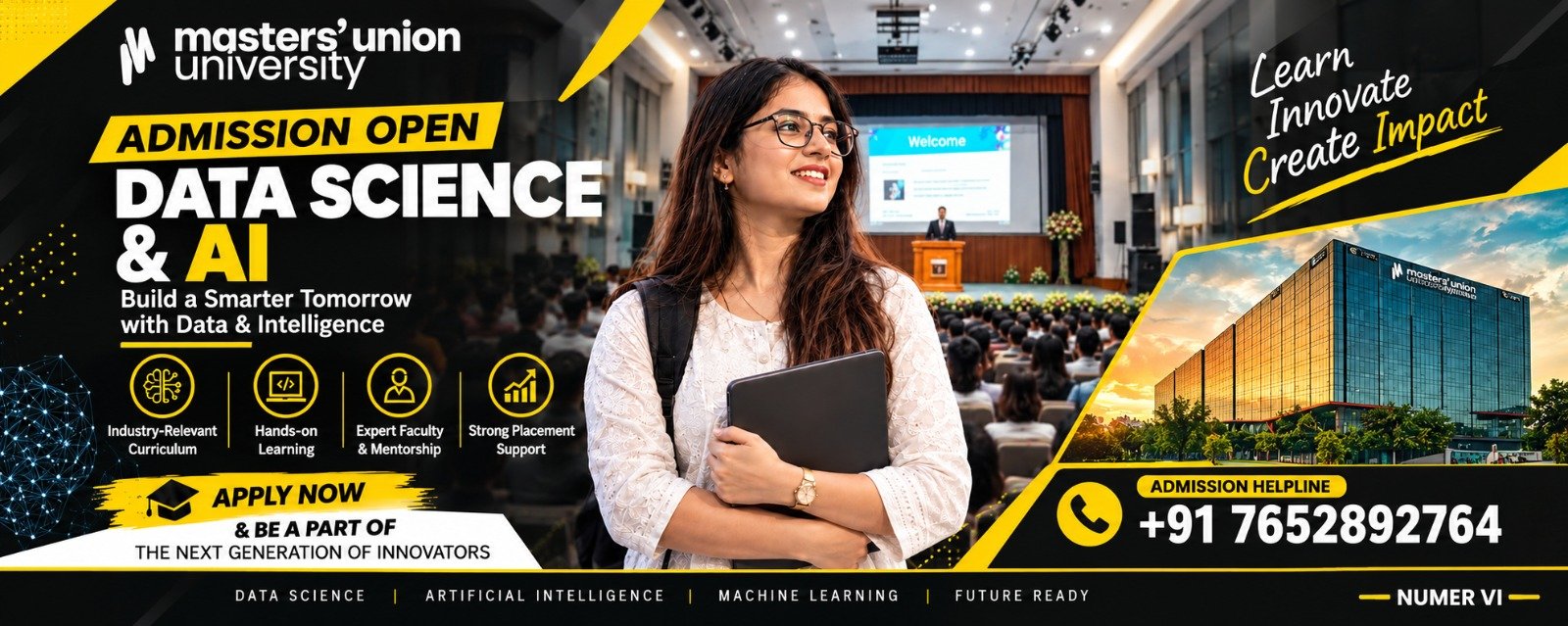 Masters Union Data Science & AI Admission Helpline 2027