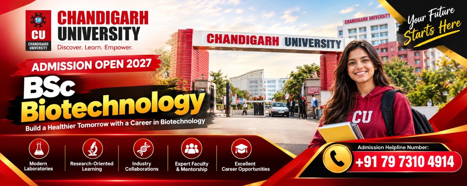 Chandigarh University BSc Biotechnology Admission Help: Complete Guide for 2027 1 Chandigarh University
