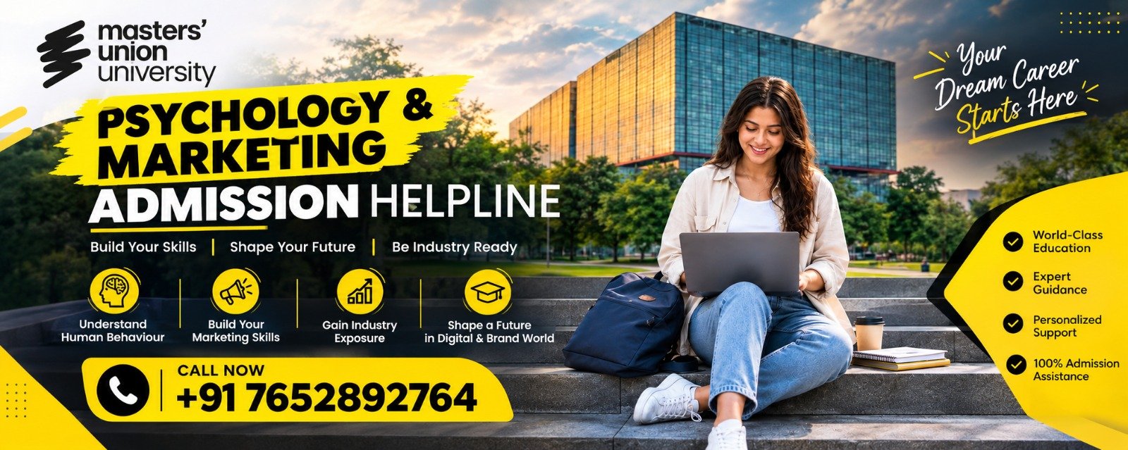 Masters Union Psychology & Marketing Admission Helpline