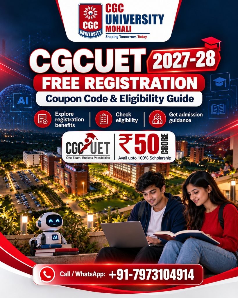 CGCUET 2027 Free Registration: Coupon Code & Eligibility Guide 2 WhatsApp Image 2026 10 29 at 2.36.56 PM