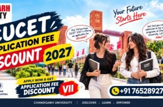 CUCET application fee discount 2027