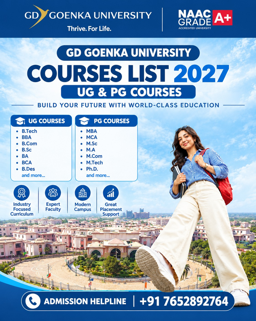 GD Goenka University Courses List 2027: UG & PG Courses & Admission Helpline Number 2 image 103